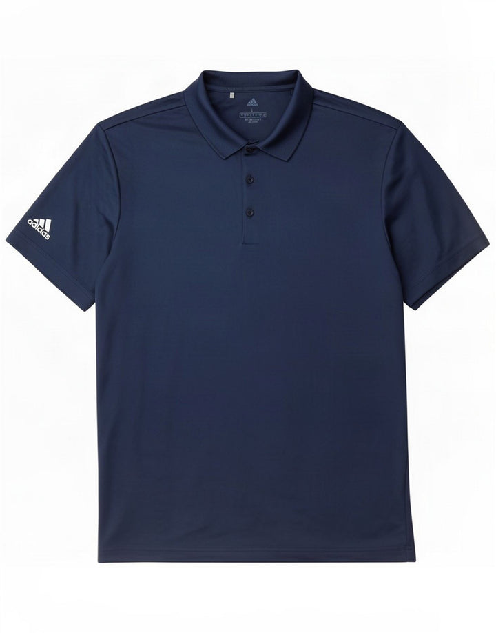 Ανδρικό πουκάμισο Adidas Polo μεγάλο Navy Blue Polyester