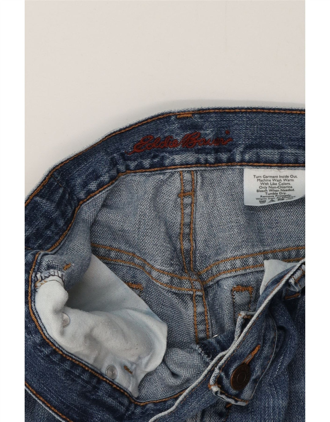 EDDIE BAUER Γυναικείο ίσιο τζιν W28 L29 Μπλε