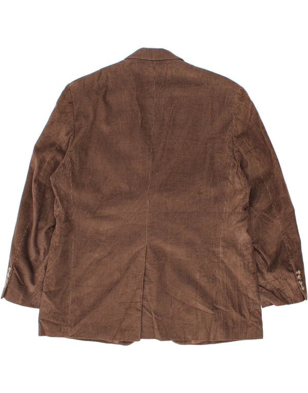 DOCKERS Ανδρικό κοτλέ σακάκι US 48 4XL Καφέ Βαμβακερό