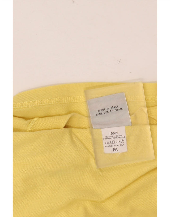 Ανδρικό γραφικό μπλουζάκι GOOSE & GANDER Τοπ μεσαίο κίτρινο βαμβακερό