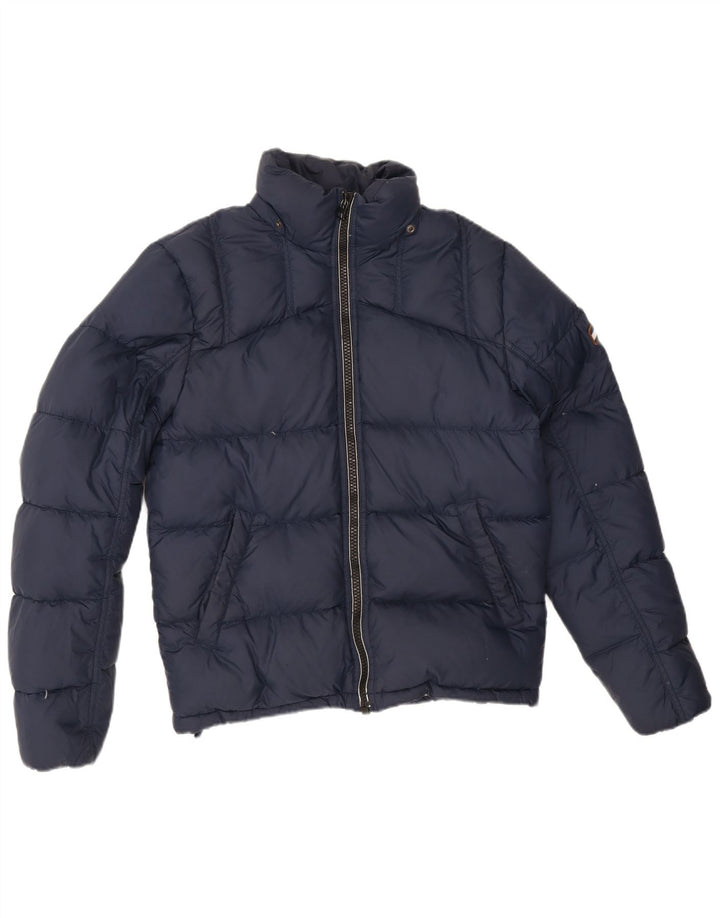 Tommy Hilfiger Ανδρικό μπουφάν με επένδυση UK 36 Small Navy Blue Polyester