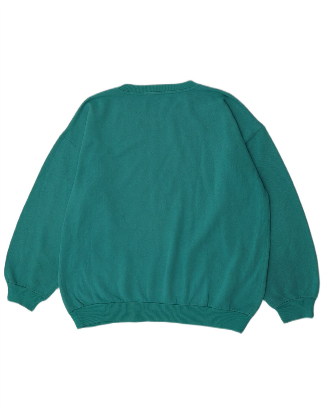 Vintage Ανδρικό Φούτερ Jumper Μεγάλο Τιρκουάζ