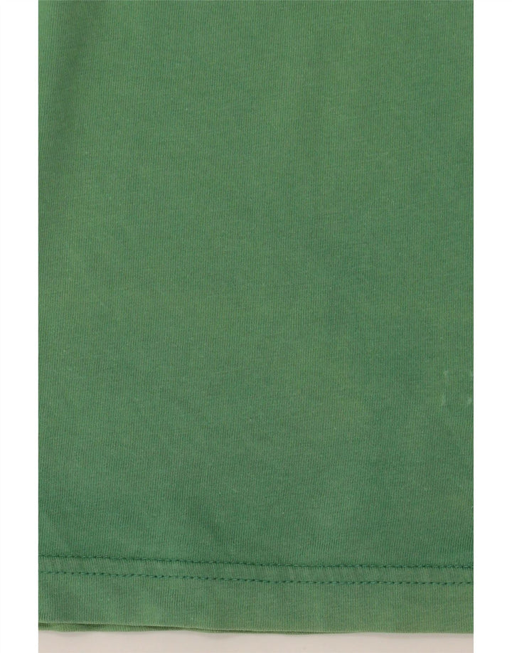 Ανδρικό T-Shirt ADIDAS Top Μεσαίο πράσινο βαμβακερό