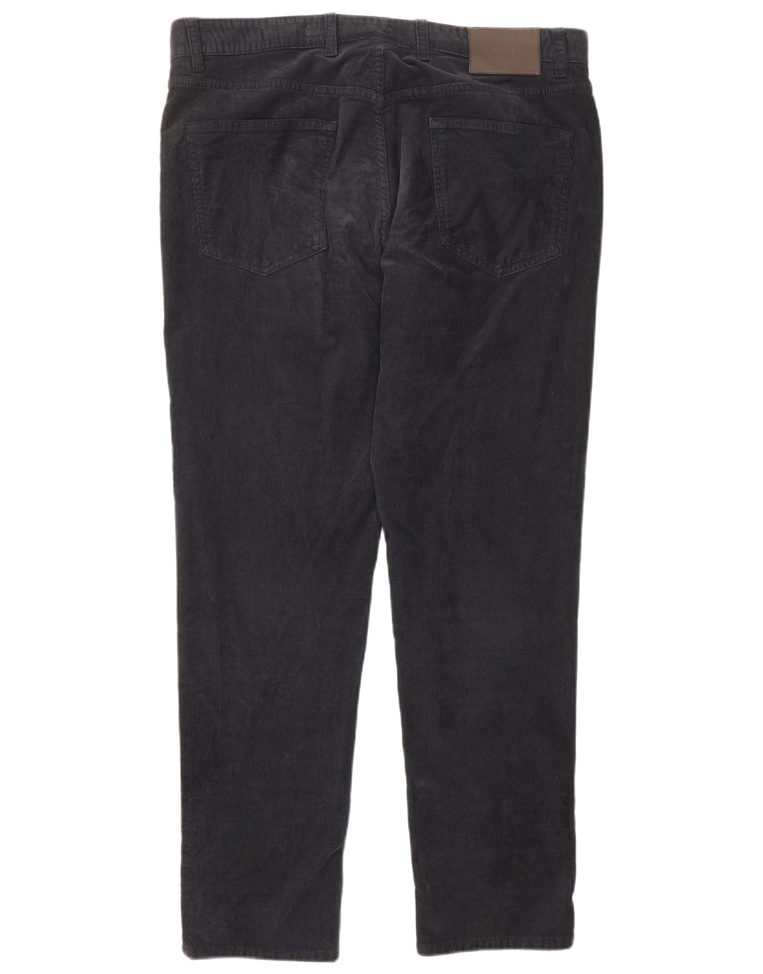 MASSIMO DUTTI Ανδρικό ίσιο κοτλέ παντελόνι EU 44 Large W36 L30 Μαύρο