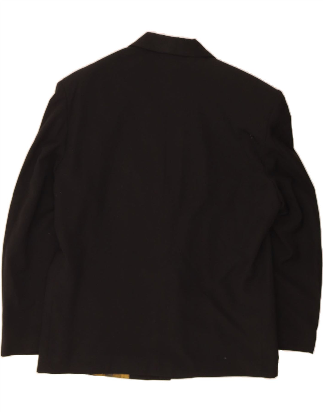 VINTAGE Mens 2 Button Blazer Jacket UK 40 Large Black Viscose Vintage Vintage and Second-Hand Vintage from Messina Hembry 