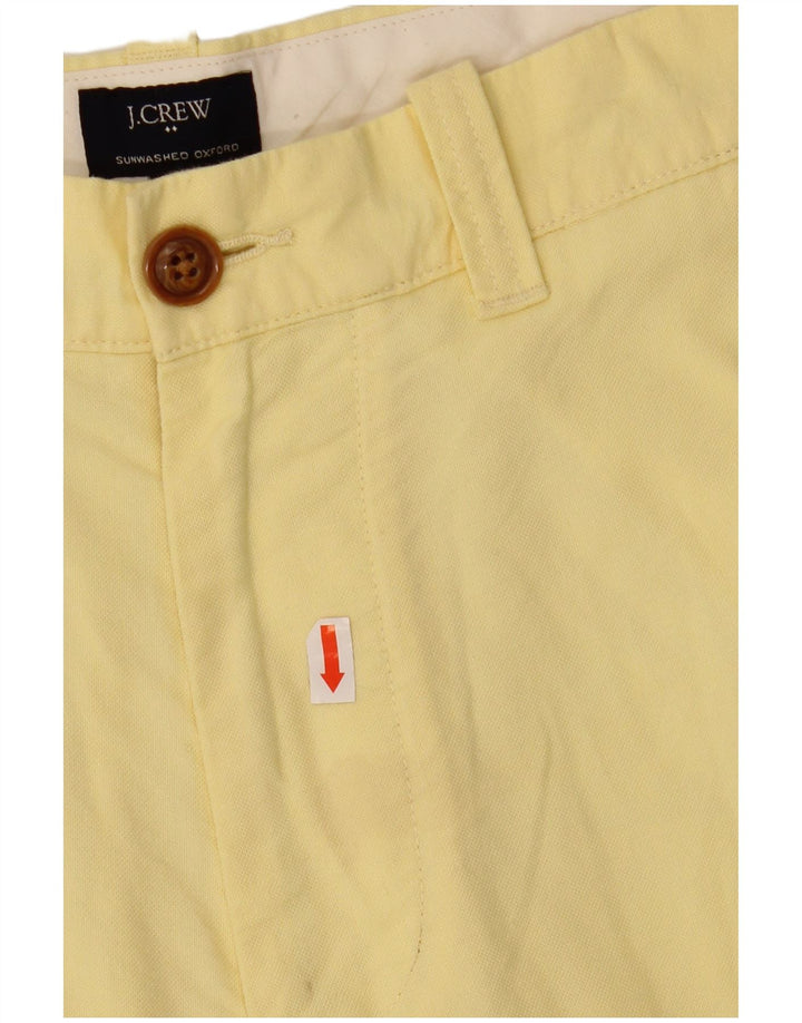 J. CREW Ανδρικό σορτς Chino W30 Μεσαίο κίτρινο βαμβακερό