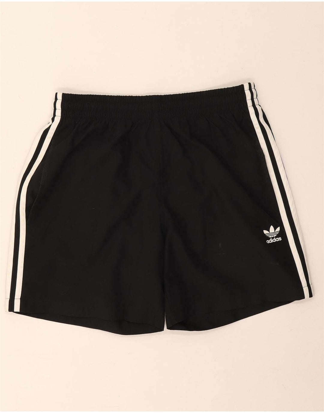 Ανδρικό αθλητικό σορτς Adidas από μεσαίο μαύρο πολυεστέρα