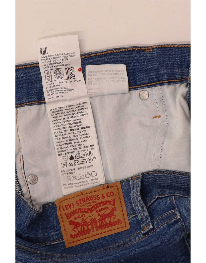 Γυναικείο Skinny Jeans Levi's W32 L30 Blue Cotton