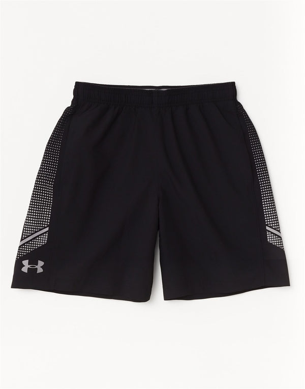 Ανδρικό αθλητικό σορτς με χαλαρή εφαρμογή Under Armour Medium μαύρο γεωμετρικό αθλητικό