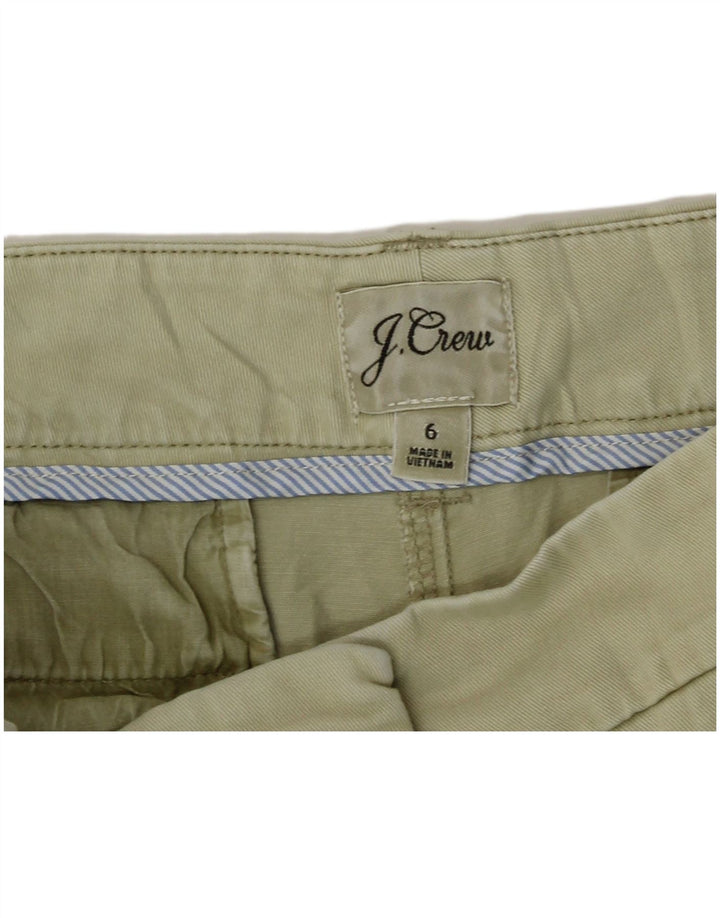 J. Crew Γυναικείο σορτς Chino US 6 Medium W30 Χακί βαμβακερό
