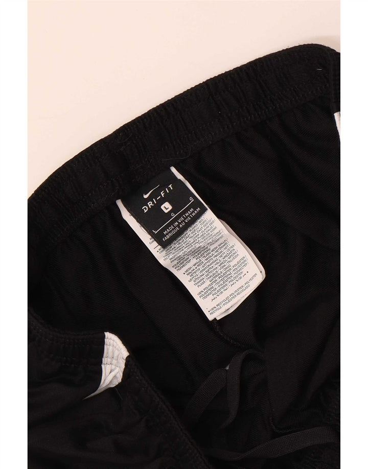 Ανδρική φόρμα φόρμας Nike Dri Fit Παντελόνι με μεγάλο μαύρο χρώμα από πολυεστέρα