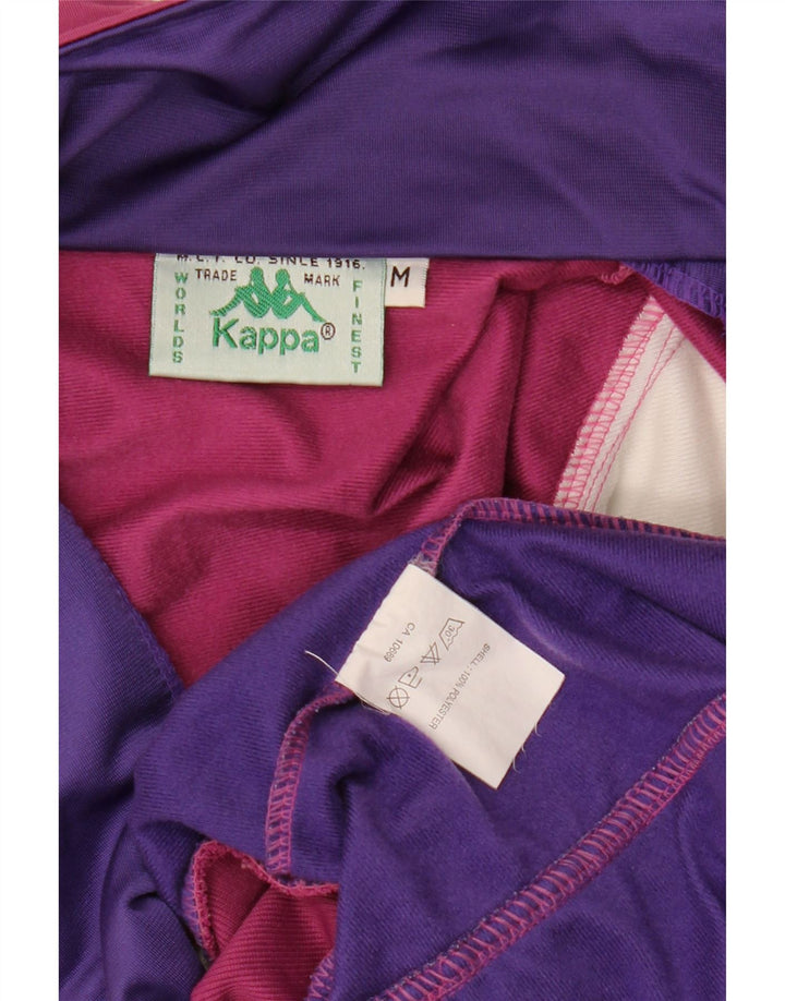 KAPPA Γυναικεία αθλητική φόρμα γραφικά Top Jacket UK 14 Medium Πολύχρωμο