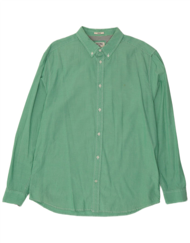 Ανδρικό πουκάμισο Wrangler Regular Fit XL Πράσινο βαμβακερό