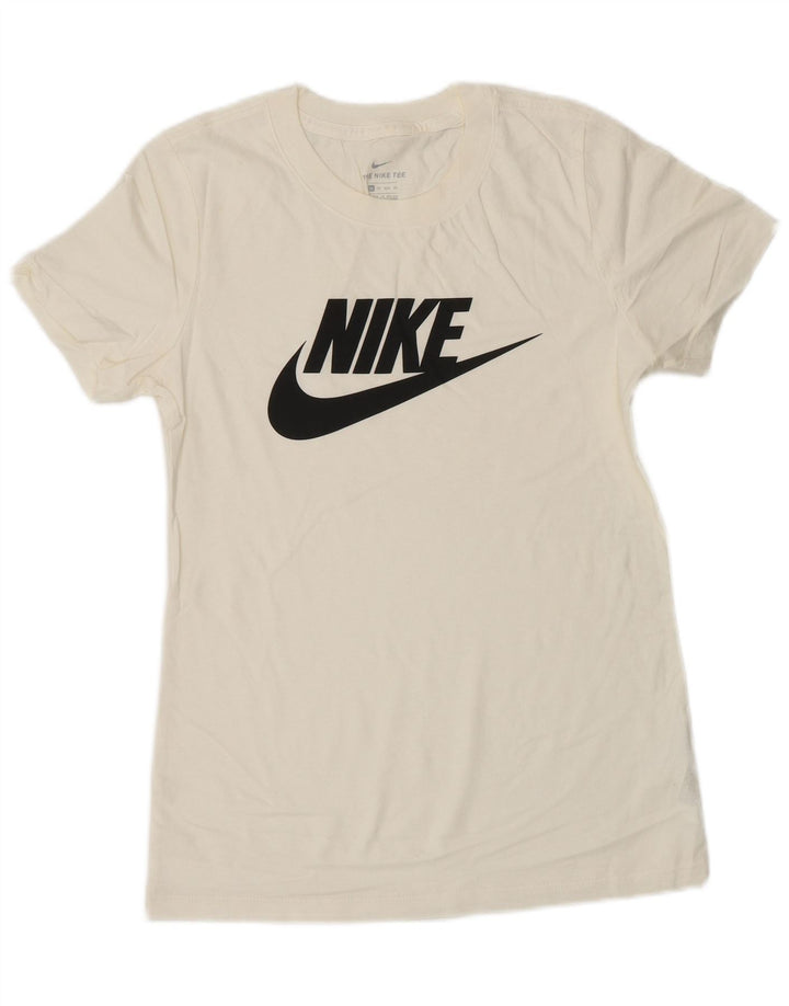 Γυναικείο γραφικό μπλουζάκι NIKE Top UK 6 XS Λευκό
