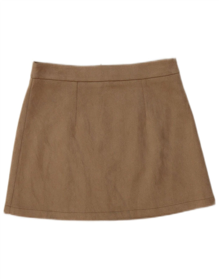 Les Copains Γυναικεία Μίνι Φούστα με χαμηλή μέση IT 40 Small W30 Beige Polyester