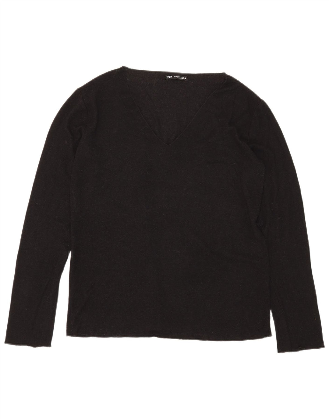 Zara Γυναικείο Μακρυμάνικο τοπ UK 18 XL Μαύρο