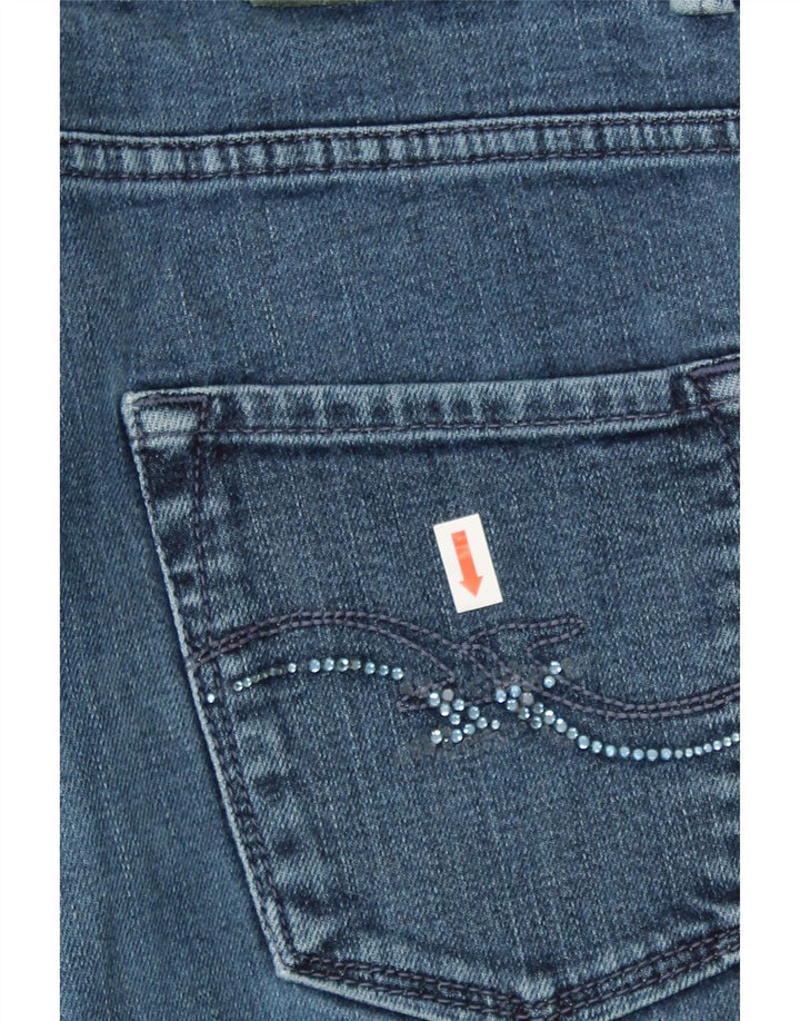 TRUSSARDI Womens Straight Jeans W29 L29 Blue Cotton Vintage Trussardi and Second-Hand Trussardi from Messina Hembry 