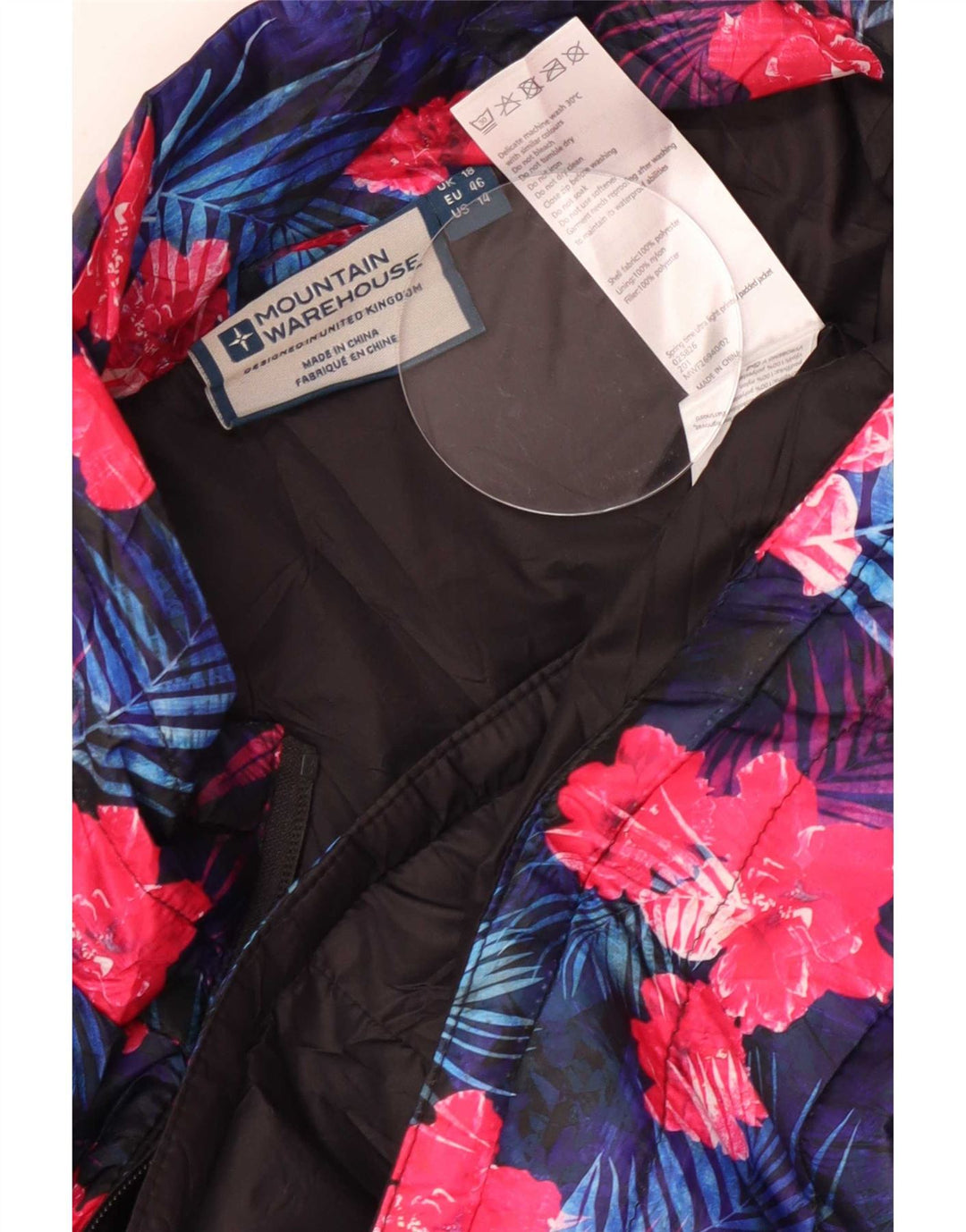 Mountain Warehouse Γυναικείο Μπουφάν UK 18 XL Πολύχρωμο Floral