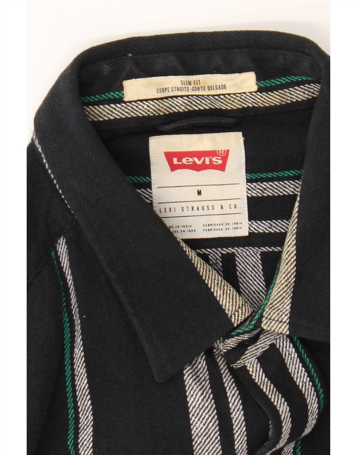 Ανδρικό φανελένιο πουκάμισο Levi's Slim Fit Medium Navy Blue Check
