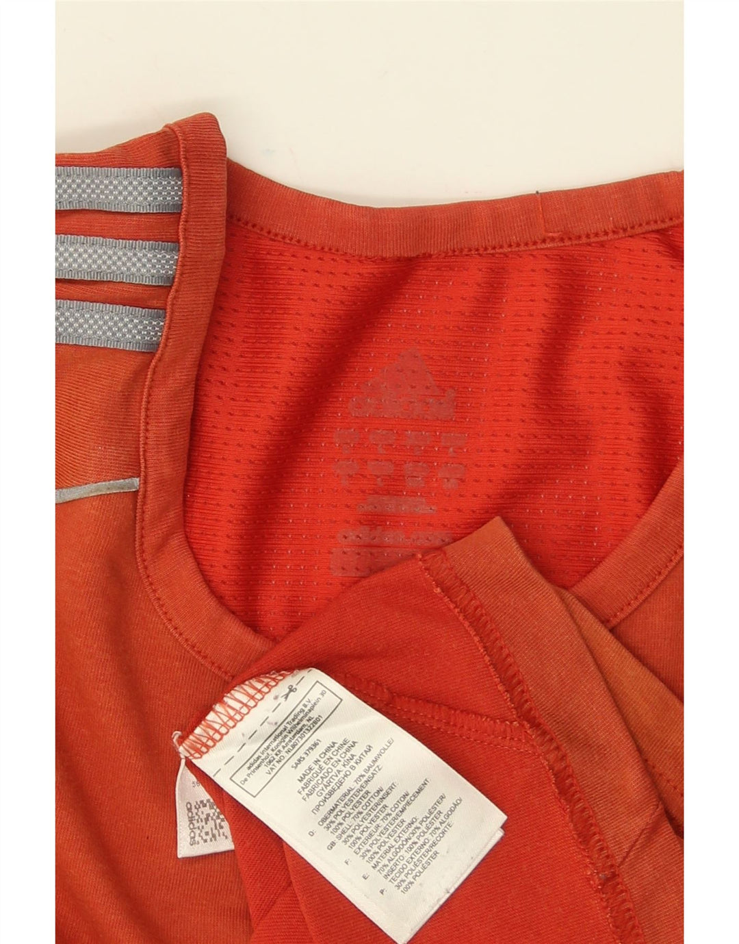 Ανδρικό T-Shirt ADIDAS Top Μεγάλο Πορτοκαλί Χρώμα Βαμβακερό