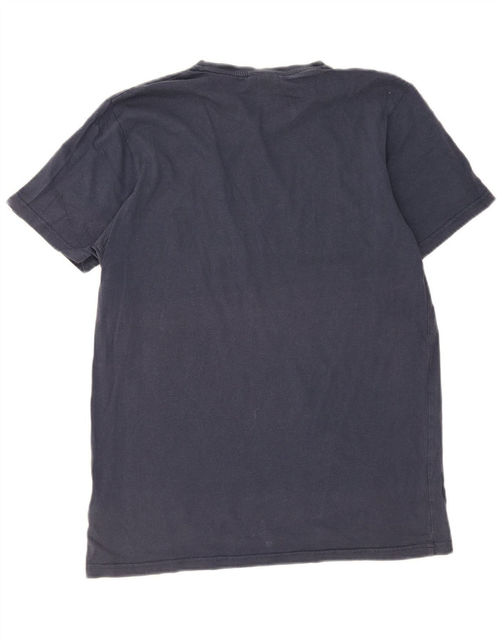 Ανδρικό γραφικό T-Shirt Ellesse Top Medium Navy Blue από βαμβάκι