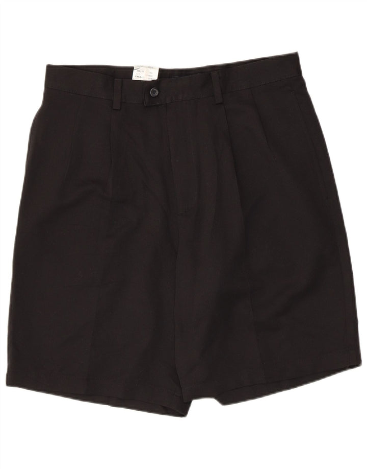 DOCKERS Ανδρικό σορτς Chino με καρφίτσες W32 μεσαίο μαύρο πολυεστέρα
