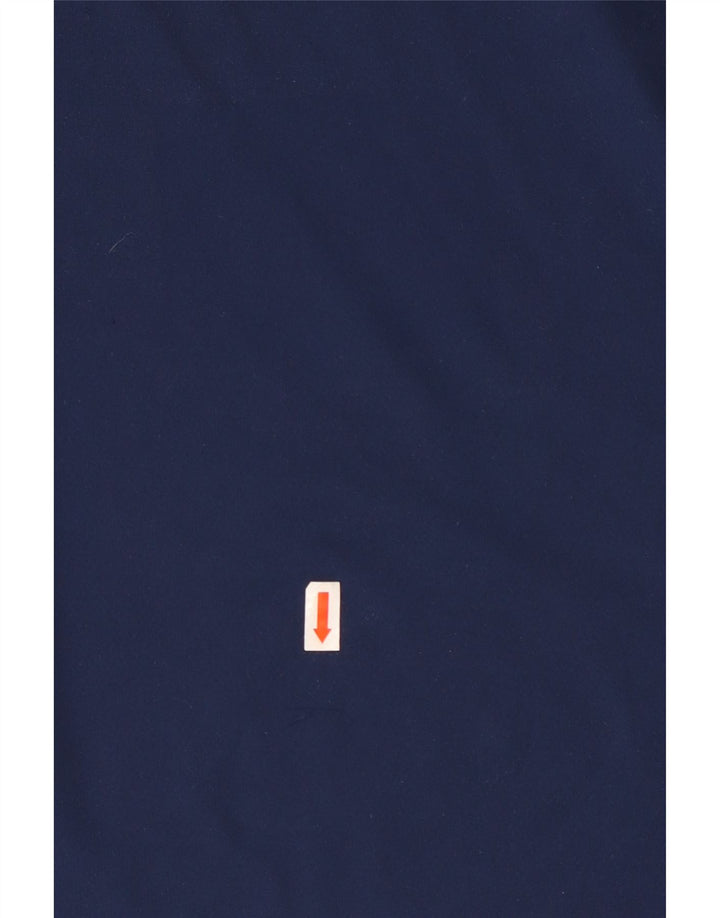 Ανδρικό T-Shirt Climalite ADIDAS Top Medium Navy Blue Colorblock Πολυεστέρας