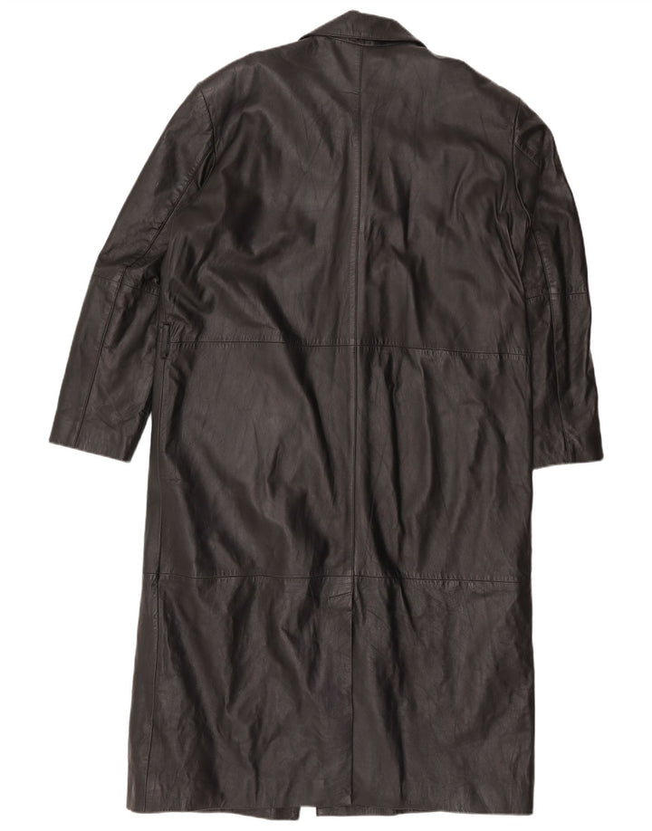 Ανδρικό Δερμάτινο Παλτό EU 50 Large Μαύρο Δερμάτινο