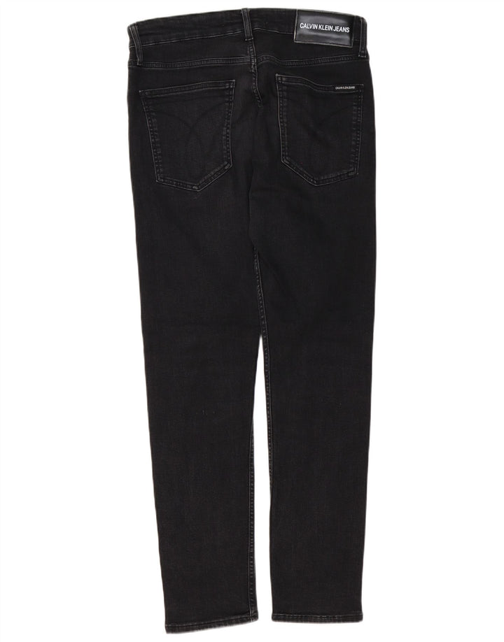 Calvin Klein Ανδρικό Slim Jeans W32 L30 Μαύρο βαμβακερό
