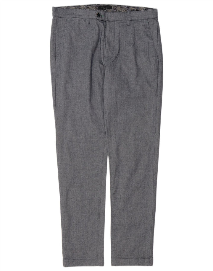 Ανδρικό παντελόνι Ted Baker Slim Suit W32 L31 Γκρι βαμβακερό