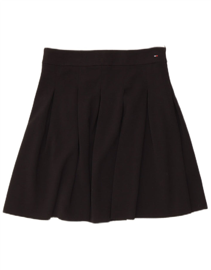 Tommy Hilfiger Γυναικεία Μίνι Πλισέ Φούστα Μεσαία W28 Μαύρη Πολυεστέρας
