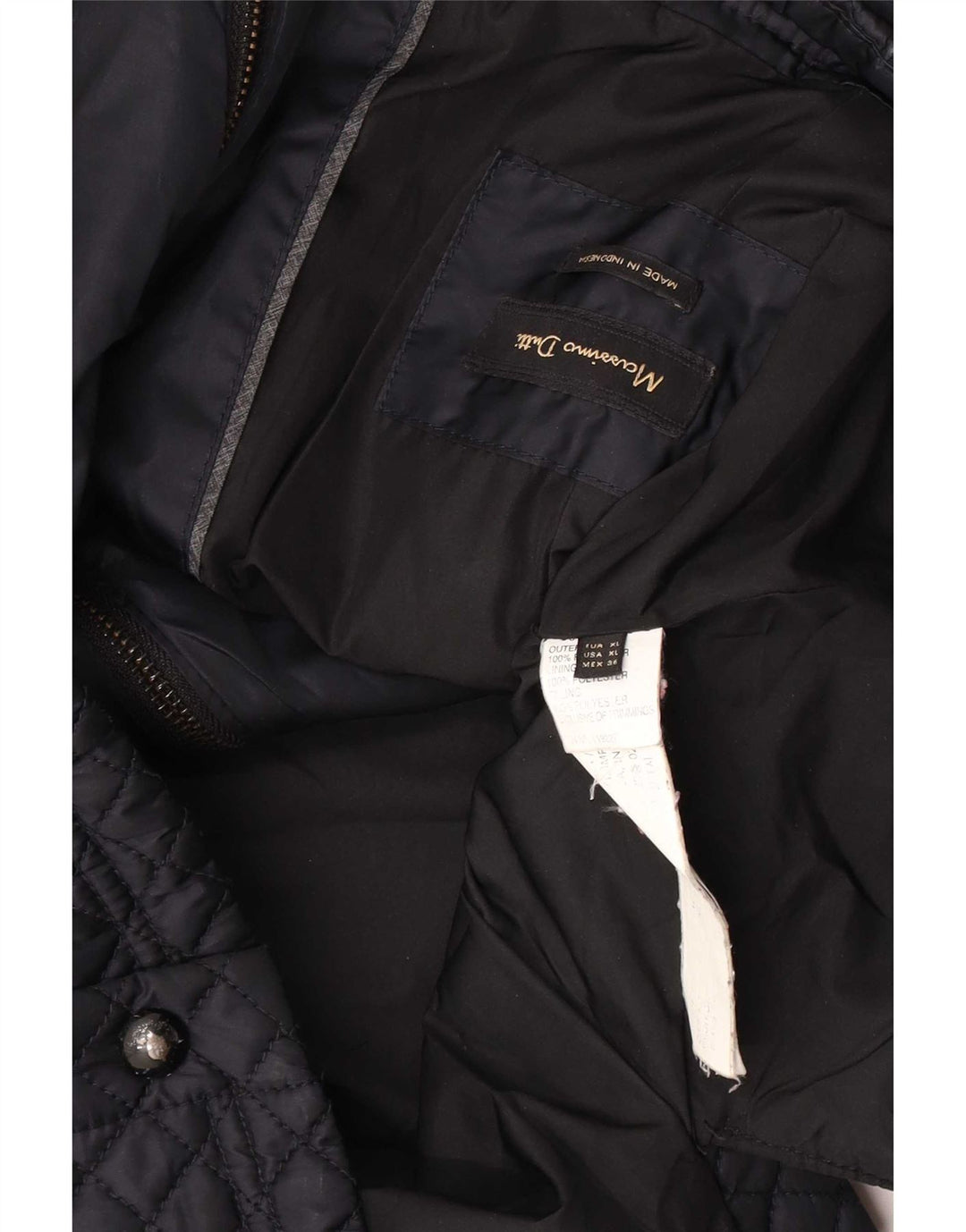 Massimo Dutti Γυναικεία καπιτονέ Gilet UK 18 XL Μαύρος Πολυεστέρας