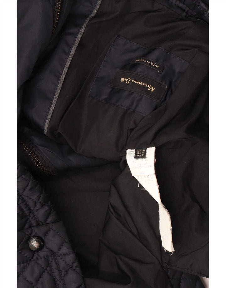 Massimo Dutti Γυναικεία καπιτονέ Gilet UK 18 XL Μαύρος Πολυεστέρας