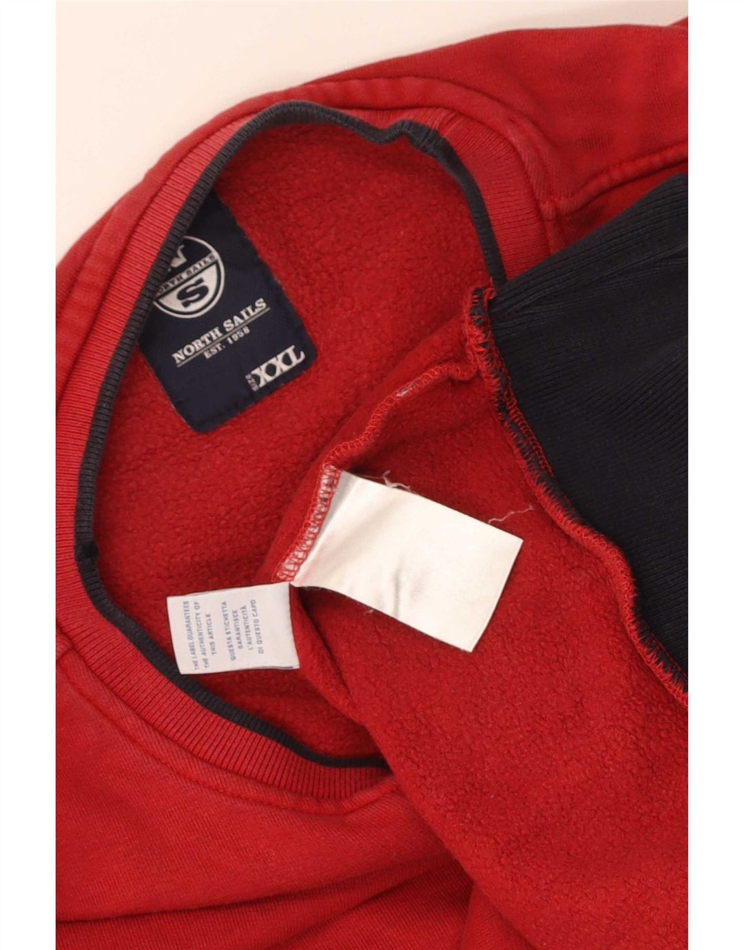 Ανδρικό φούτερ North Sails Jumper 2XL Κόκκινο βαμβακερό