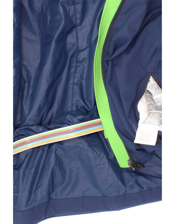 Colmar Boys Hooded Jacket 9-10 Years Navy Blue Colorblock Polyester