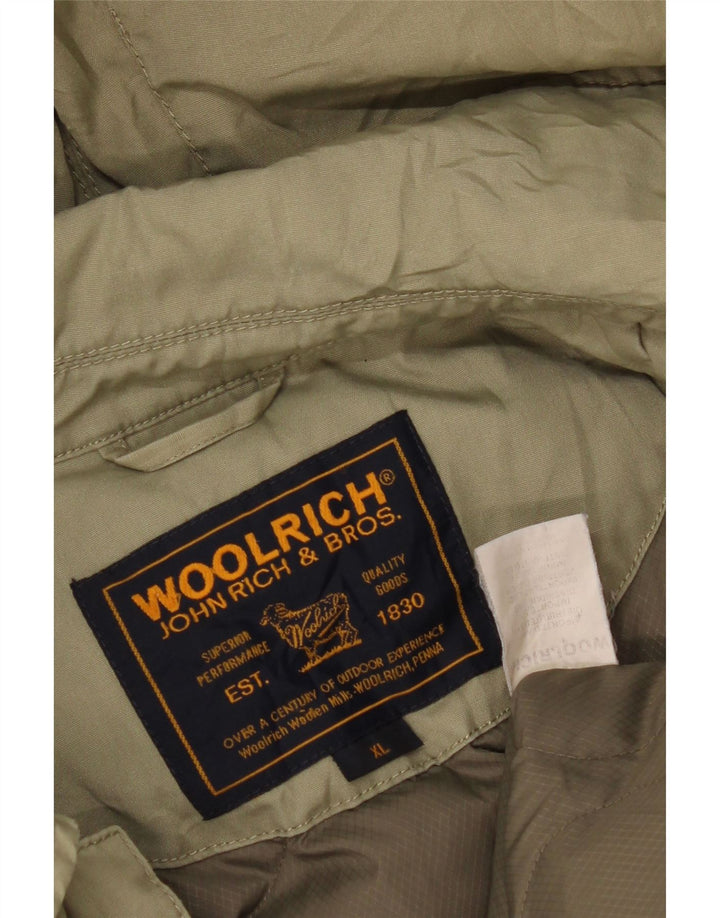 Woolrich Ανδρικό μπουφάν με κουκούλα UK 42 XL Χακί