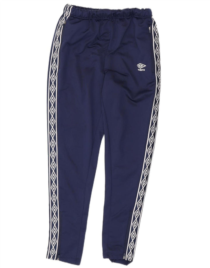 Ανδρική αθλητική φόρμα γραφικών Umbro Παντελόνι μεσαίου ναυτικού μπλε πολυεστέρα