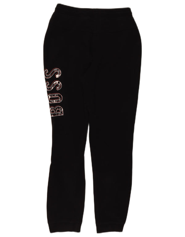 Παντελόνι αθλητικής φόρμας Hugo Boss Boys Graphic Joggers 13-14 ετών Μαύρο βαμβακερό