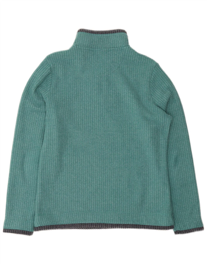 WEIRD FISH Γυναικείο φερμουάρ Fleece Jumper UK 10 Small Green Polyester