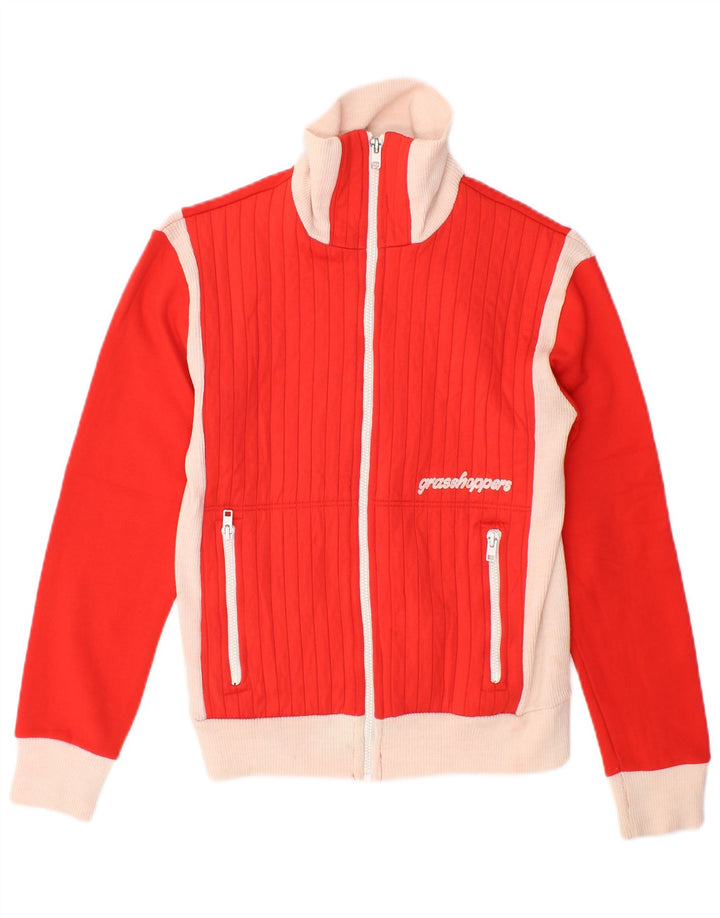 grasshoppers Γυναικεία φόρμα Top Jacket IT 38 XS Red Colourblock