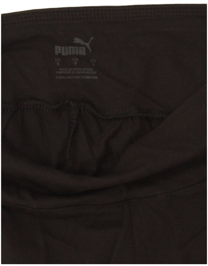 Puma Γυναικείο Γραφικό Κολάν UK 10 Μικρό μαύρο βαμβακερό