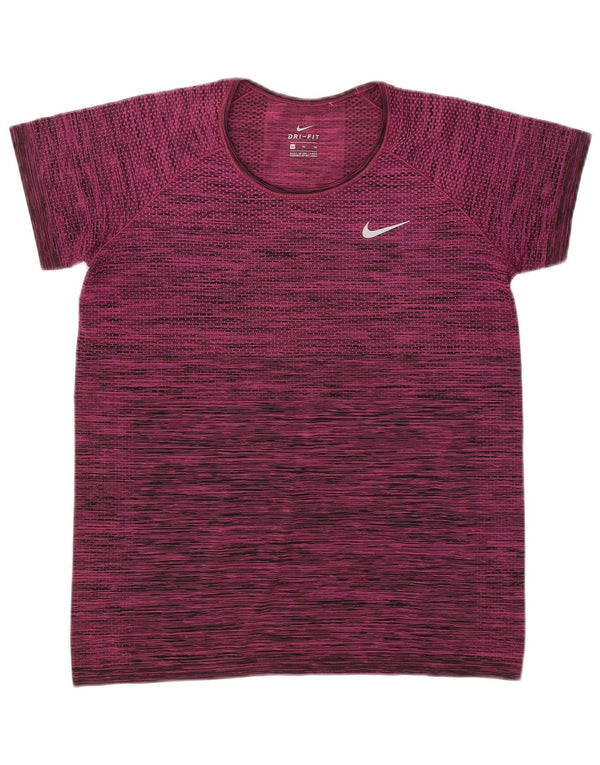 Γυναικείο T-shirt Nike Dri Fit Top UK 18 XL Pink Flecked