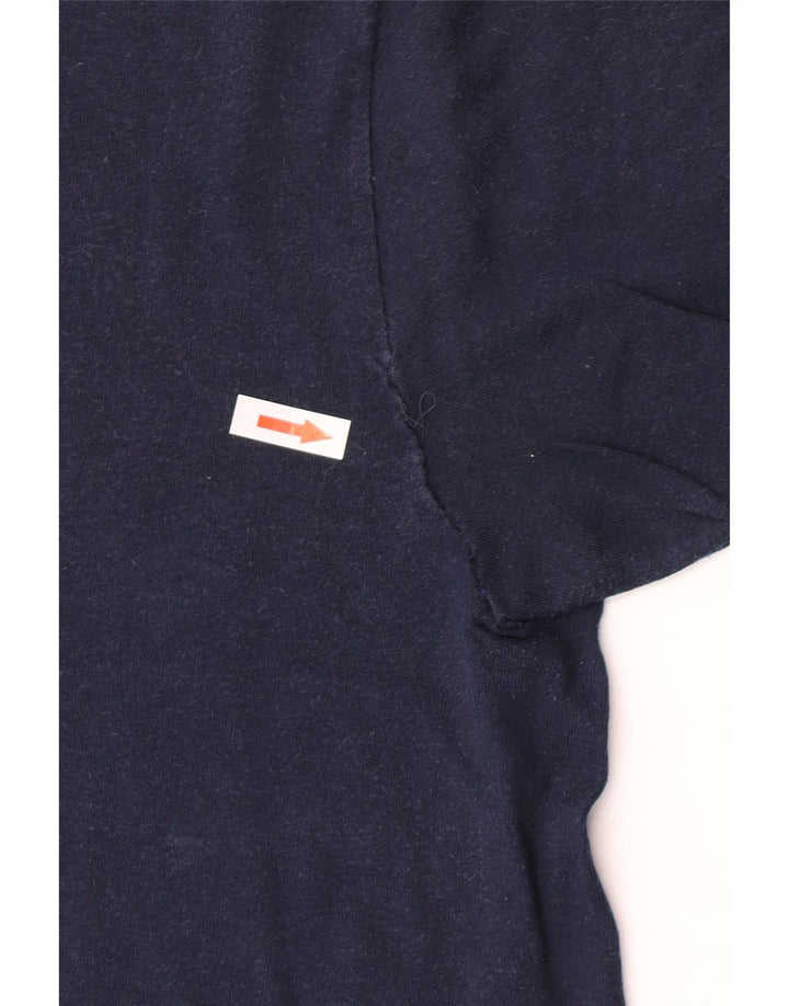 Ανδρικό γραφικό μπλουζάκι Champion Top Medium Navy Blue βαμβακερό