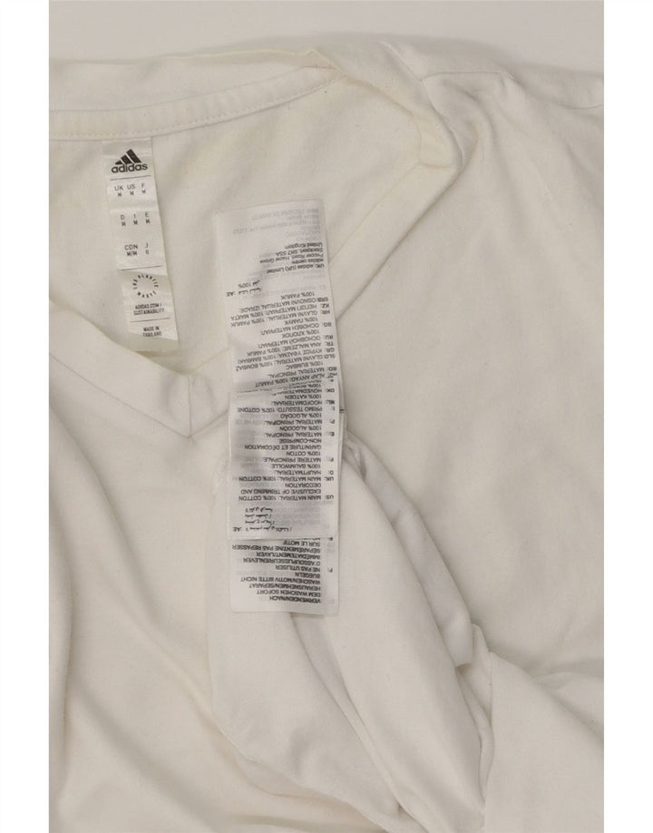 Ανδρικό T-Shirt ADIDAS Top Μεσαίο λευκό βαμβακερό