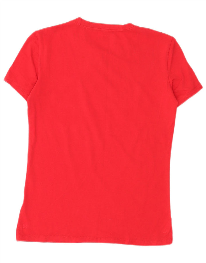 Γυναικείο γραφικό μπλουζάκι Guess Top UK 10 Small Red