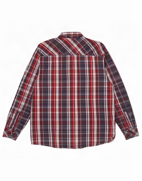 Ανδρικό πουκάμισο Mustang Regular Fit Large Blue Check Cotton
