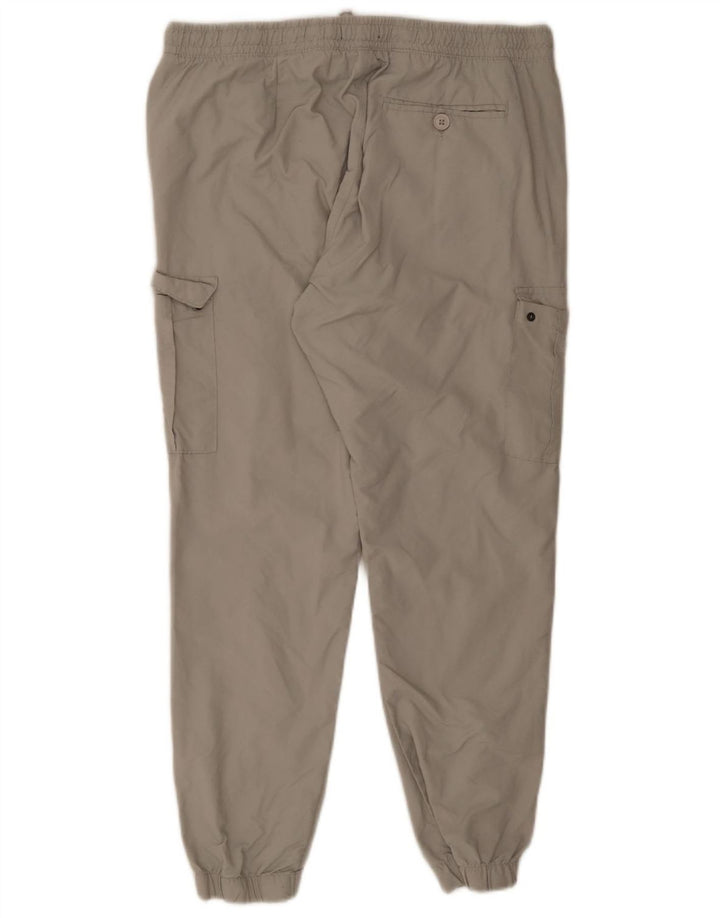 French Connection Mens Joggers Cargo Παντελόνι XL W36 L28 Grey Polyamide
