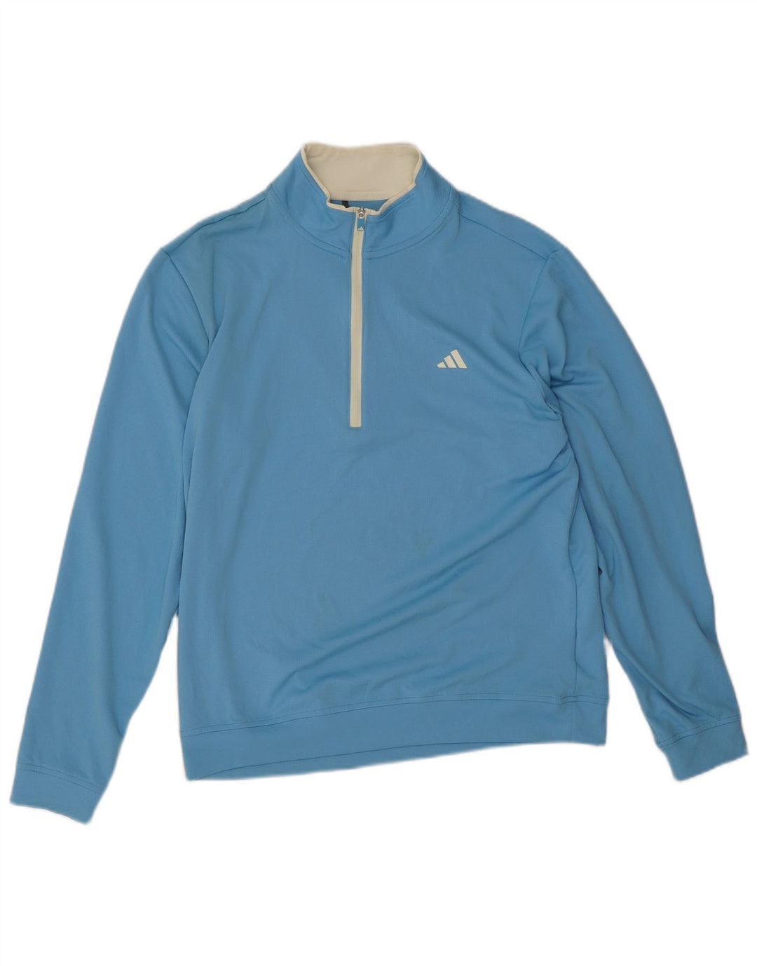 Ανδρική φόρμα πουλόβερ με φερμουάρ Adidas Top Medium Blue Polyester