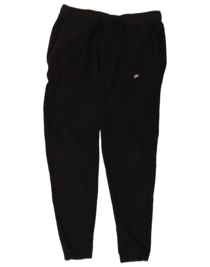 Ανδρική φόρμα Nike Παντελόνι Joggers Μεσαίο μαύρο βαμβακερό