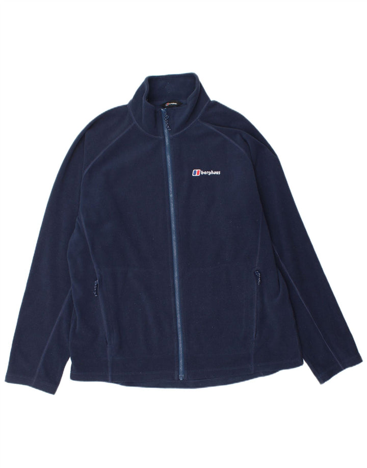 Berghaus Ανδρικό Fleece Jacket UK 40 Large Navy Blue Polyester